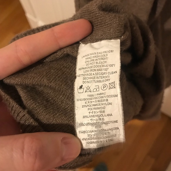 Sinéquanone Paris Light Brown Wool Sweater Dress - Picture 14 of 16